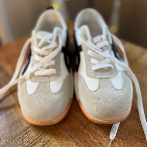 De Florence leather Black and white Athletic Sneakers - Picture 3 of 7